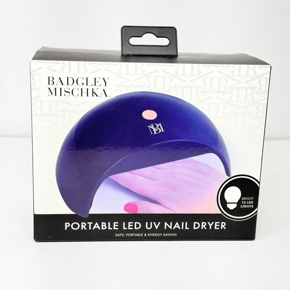 BADGLEY MISCHKA PORTABLE LED UV NAIL DRYER
